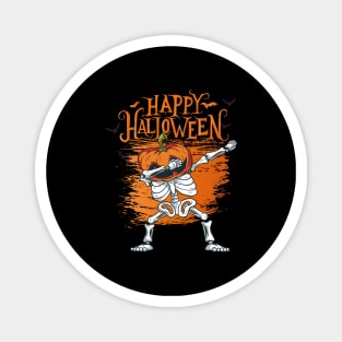 Halloween Happy Halloween dabbing Pumpkin Costume Magnet